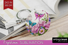 Fantasy Forest Keychain PNG - Fairy Tale Keychain Product Image 1