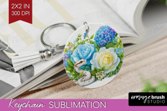 Fantasy Forest Keychain PNG - Fairy Tale Keychain Product Image 1