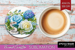 Fantasy Forest Round Coaster - Fairy Tale Coaster PNG Product Image 1