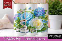 Fantasy Forest Tumbler Wrap - Fairy Tale Tumbler PNG Product Image 1
