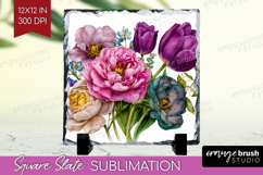 Fantasy Forest Slate PNG - Fairy Tale Square Slate Product Image 1