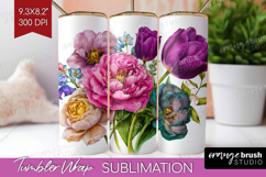 Fantasy Forest Tumbler Wrap - Fairy Tale Tumbler PNG Product Image 1