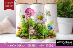 Fantasy Forest Tumbler Wrap - Fairy Tale Tumbler PNG Product Image 1
