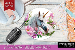 Fantasy Forest Car Coaster - Fairy Tale Coaster PNG Product Image 1