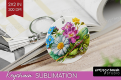 Fantasy Forest Keychain PNG - Fairy Tale Keychain Product Image 1