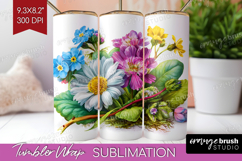 Fantasy Forest Tumbler Wrap - Fairy Tale Tumbler PNG Product Image 1
