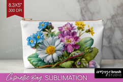 Fantasy Forest Cosmetic Bag - Fairy Tale Makeup Bag PNG Product Image 1
