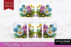 Fantasy Forest Mug Wrap - Fairy Tale Mug PNG Sublimation Product Image 1