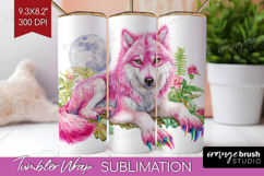 Fantasy Forest Tumbler Wrap - Fairy Tale Tumbler PNG Product Image 1