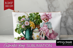 Fantasy Forest Cosmetic Bag - Fairy Tale Makeup Bag PNG Product Image 1