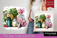 Fantasy Forest Tote Bag - Fairy Tale Tote Bag PNG Product Image 1