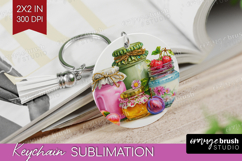 Fantasy Forest Keychain PNG - Fairy Tale Keychain Product Image 1