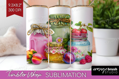 Fantasy Forest Tumbler Wrap - Fairy Tale Tumbler PNG Product Image 1