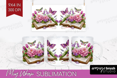 Fantasy Forest Mug Wrap - Fairy Tale Mug PNG Sublimation Product Image 1