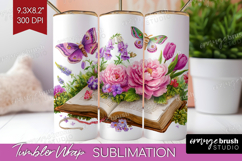 Fantasy Forest Tumbler Wrap - Fairy Tale Tumbler PNG Product Image 1