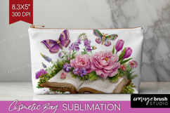 Fantasy Forest Cosmetic Bag - Fairy Tale Makeup Bag PNG Product Image 1