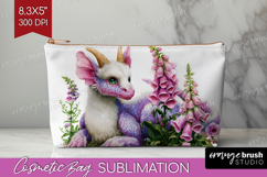 Fantasy Forest Cosmetic Bag - Fairy Tale Makeup Bag PNG Product Image 1
