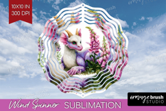 Fantasy Forest Wind Spinner Sublimation PNG - Fairy Tale Product Image 1