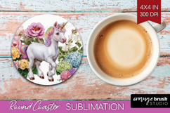 Fantasy Forest Round Coaster - Fairy Tale Coaster PNG Product Image 1