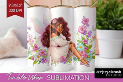 Fantasy Forest Tumbler Wrap - Fairy Tale Tumbler PNG Product Image 1