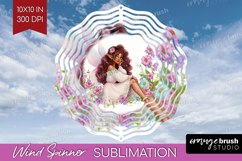 Fantasy Forest Wind Spinner Sublimation PNG - Fairy Tale Product Image 1