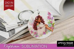 Fantasy Forest Keychain PNG - Fairy Tale Keychain Product Image 1
