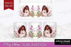 Fantasy Forest Mug Wrap - Fairy Tale Mug PNG Sublimation Product Image 1