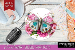 Fantasy Forest Car Coaster - Fairy Tale Coaster PNG Product Image 1