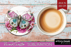 Fantasy Forest Round Coaster - Fairy Tale Coaster PNG Product Image 1