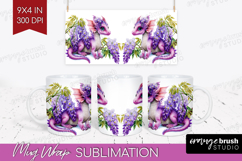 Fantasy Forest Mug Wrap - Fairy Tale Mug PNG Sublimation Product Image 1