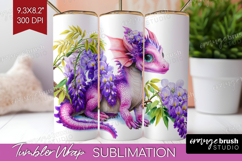 Fantasy Forest Tumbler Wrap - Fairy Tale Tumbler PNG Product Image 1