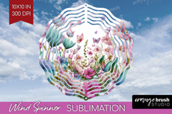 Fantasy Forest Wind Spinner Sublimation PNG - Fairy Tale Product Image 1