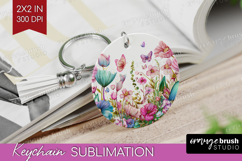 Fantasy Forest Keychain PNG - Fairy Tale Keychain Product Image 1