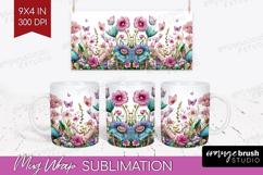Fantasy Forest Mug Wrap - Fairy Tale Mug PNG Sublimation Product Image 1