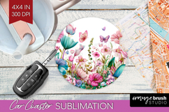 Fantasy Forest Car Coaster - Fairy Tale Coaster PNG Product Image 1