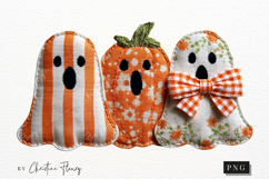 Halloween Patchwork Ghost PNG Product Image 4