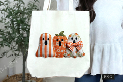 Halloween Patchwork Ghost PNG Product Image 7