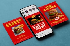 Fast Food Branding Instagram Carousel &amp; Canva Template Product Image 3
