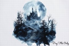 Gothic Spooky Winter Clipart PNG Product Image 1