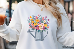 Floral bouquet in PNG, Motivation Sublimation PNG Product Image 3
