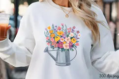 Floral bouquet in PNG, Motivation Sublimation PNG Product Image 3