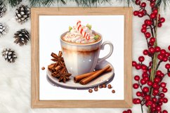 Christmas Coffee Hot Cocoa Sublimation Clipart Product Image 3