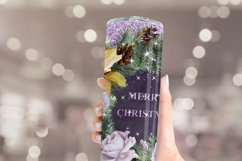 Christmas Tumbler Sublimation PNG | Christmas Seamless Wrap Product Image 3
