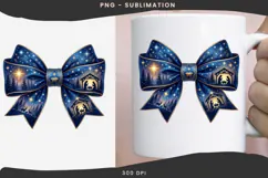 Christmas winter bow png design for T-shirts Product Image 3