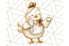 Cottagecore Kitchen Chicken Clipart PNG, Fairytale Style Product Image 3