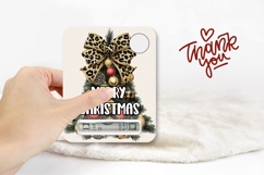 Leopard Christmas Tree Money Card, Christmas Tree Gift Card Product Image 3