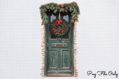 Christmas Door Sublimation Clipart Bundle PNG Product Image 4