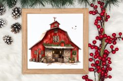 Western Christmas Cowboy Clipart Sublimation, Christmas PNG Product Image 3