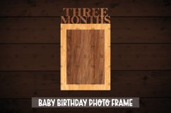 Baby Photo Frame Laser cut template Product Image 1