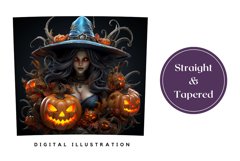 3D Halloween Tumbler Wrap, 3D Halloween Sublimation Design Product Image 3